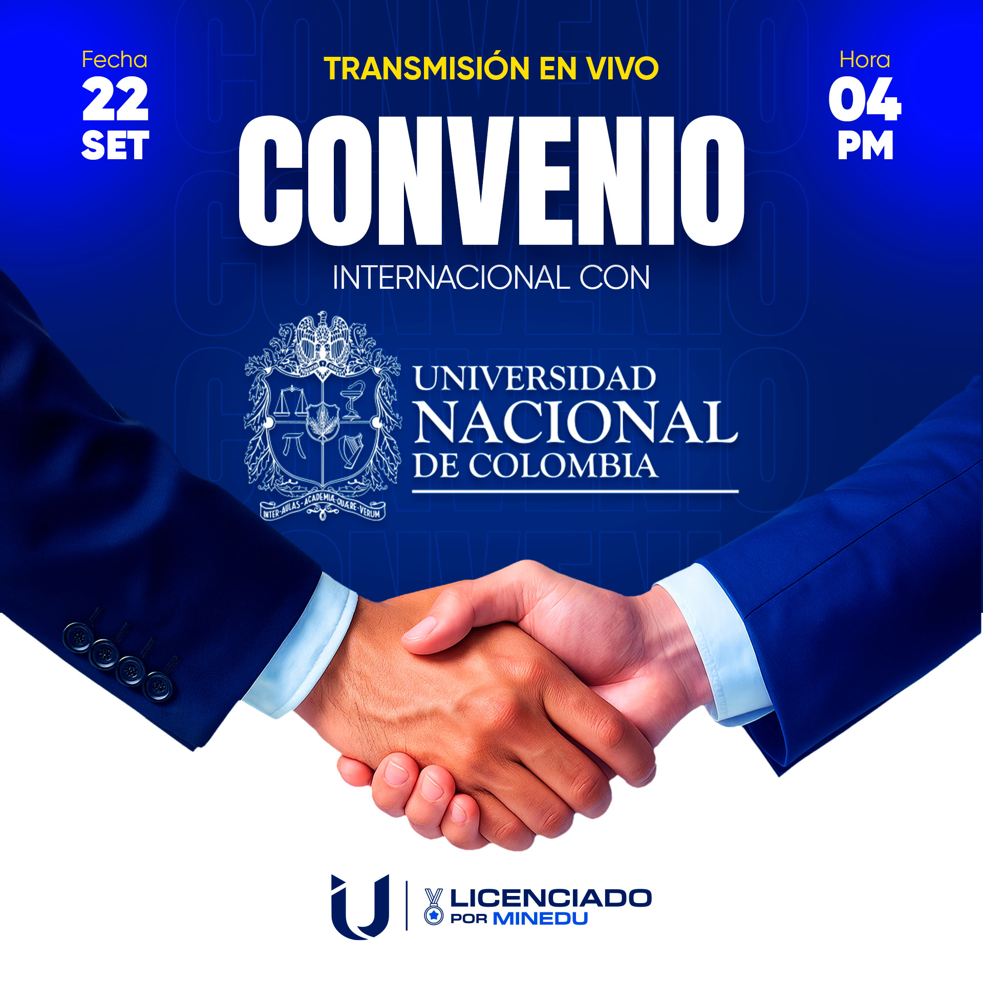 Convenio con Universidad Nacional de Colombia
